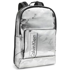 Calvin Klein Silver camo backpack